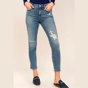 AGOLDE distressed skinny jeans